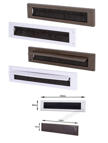 Pvc door letter box - box, plate