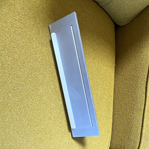 Satin silver aluminium - , metal
