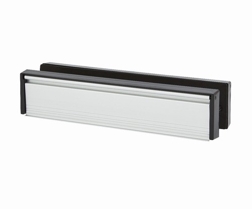 Diall aluminium letterbox with - letterbox,