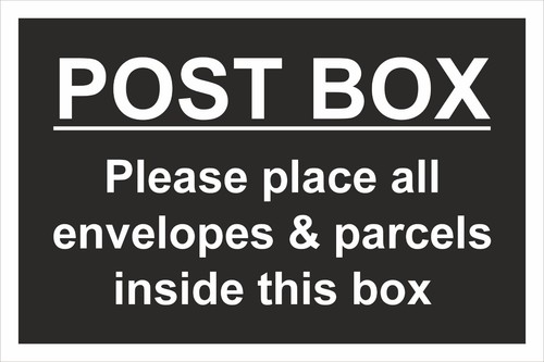 Post parcel box - /,