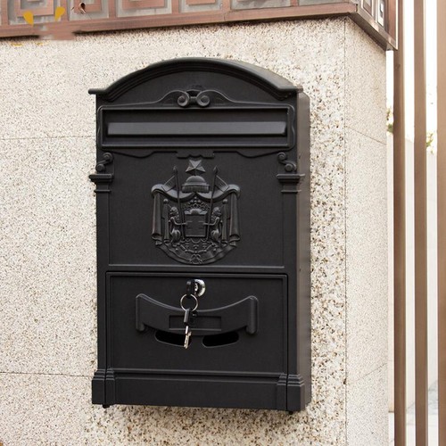 Vintage letter post box - vintage,