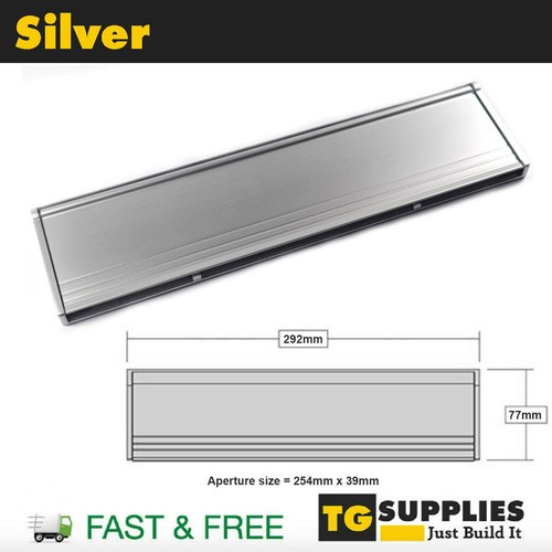 Aluminium door letter box - letter,