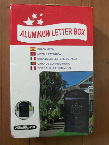 Aluminium red letter - , box
