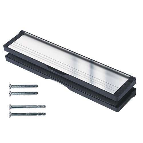Satin silver door - silver,