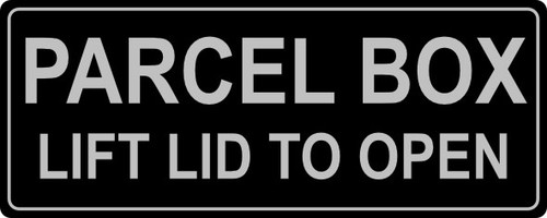 Parcel box lift lid - to, _