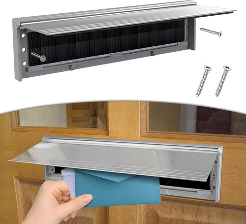 Letter box cover with - box, brush